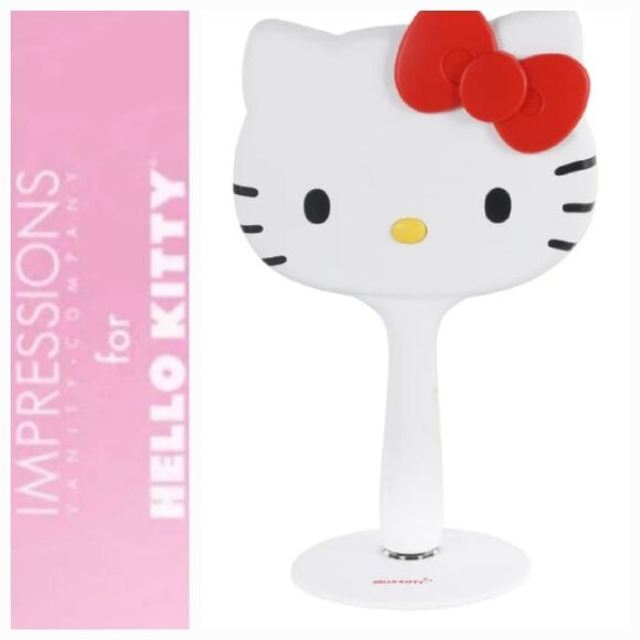 Impressions X Hello Kitty LED Handheld Makeup Mirror - Picture 1 of 10